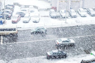 ville sous la neige