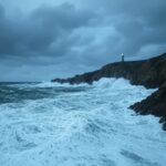 tempête eowyn, vent violent sur la côte bretonne